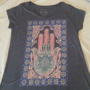 Lucky brand mandala Tshirt